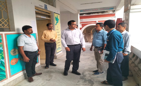 DM West Dr. Vishal Kumar reviews preparations for Civil Services (Prelims) Exam in Agartala. 